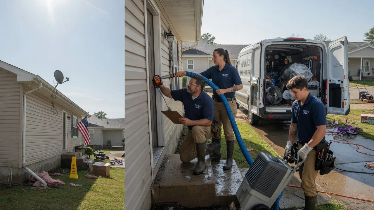 Ceiling Water Damage Restoration in Twin Oaks, OK near me