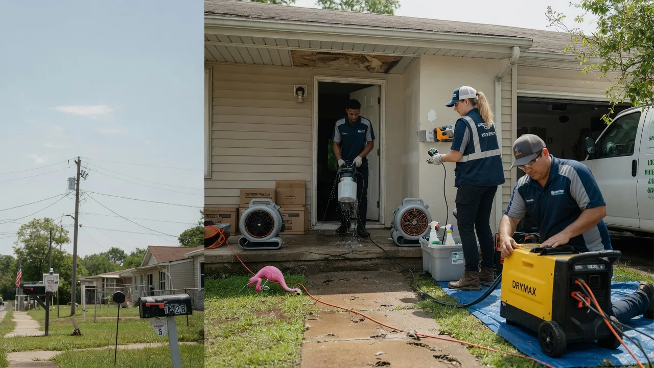 Storm Damage Water Removal in Twin Oaks, OK near me